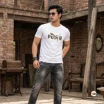 Ultimate White Puma Print Mens T-Shirt – white puma print – photo 1