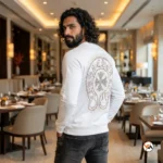 Ultimate White T-Shirt Featuring Embellished Cross Design – White T-Shirt – photo 4