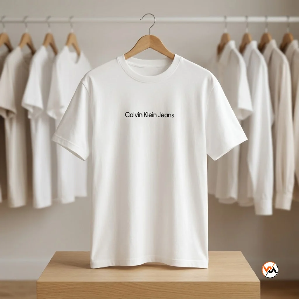 Ultimate white t shirt for men by Calvin Klein Jeans – white t shirt Ultimate white t shirt for men by Calvin Klein Jeans – white t shirt – photo 1