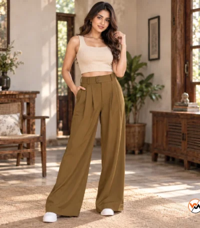 Ultimate Women Trousers with Plain Design – women trousers – photo 1