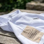 White polo t-shirt for men featuring essential branding details – white polo t-shirt – photo 4