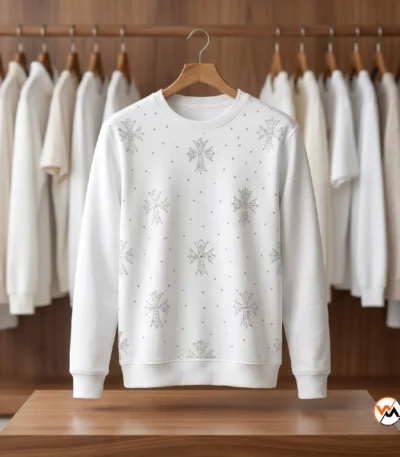 White Printed T-Shirt for Men - Exclusive Designer Style – White Printed T-Shirt – photo 1