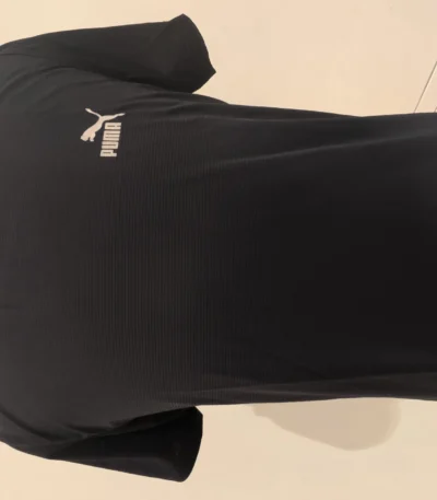 Black T-Shirt Essential Mens Activewear Top – Black T-Shirt – photo 1