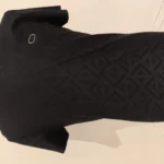 Black T-Shirt Featuring An Exclusive Geometric Pattern For Men – black t-shirt – photo 1