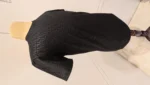 Black T-Shirt Featuring Signature Print And Round Neck – Black T-Shirt – photo 2