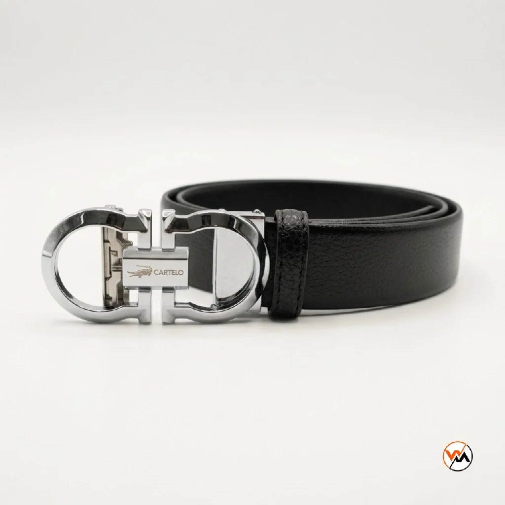 Cartelo Essential Mens Belt with Silver Buckle – Mens Belt – photo 1