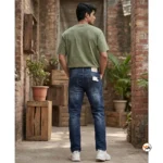 Essential mens jeans featuring a stylish denim wash and distinct side stripes for modern casual outfits. – mens jeans – photo 4