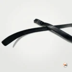 Exclusive Mens Black Belt with Metal Buckle – Mens Black Belt – photo 5