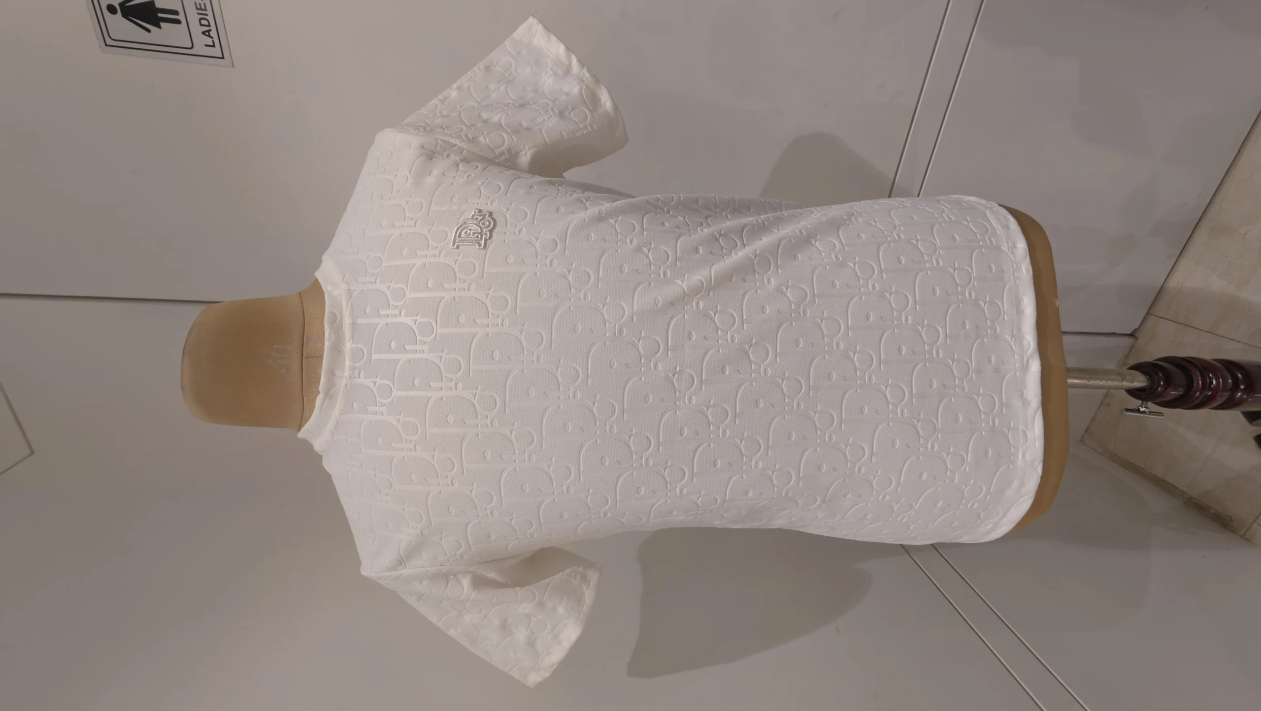 Iconic White Dior Monogram T-Shirt for Women – Dior Monogram T-Shirt – photo 1