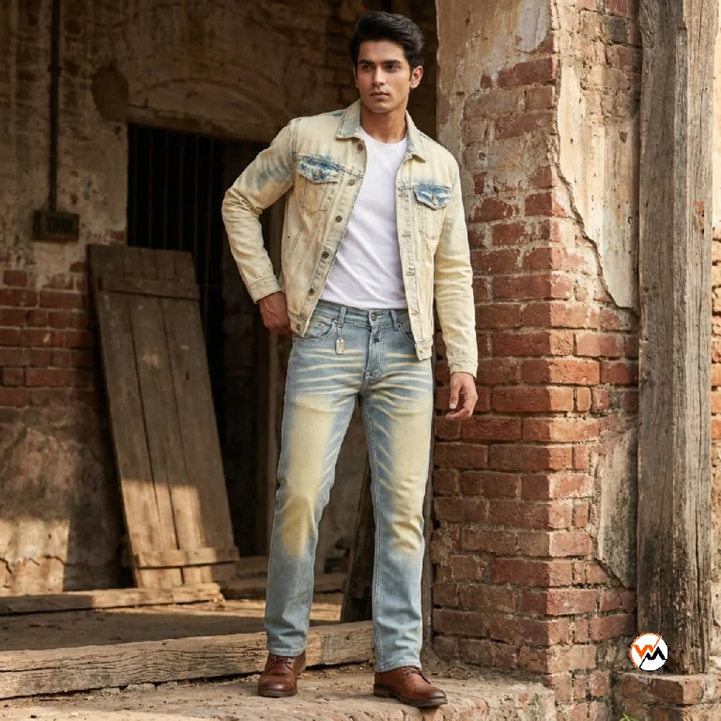 Men Light Blue Jeans Iconic Men Regular Fit Denim – light blue jeans Men Light Blue Jeans Iconic Men Regular Fit Denim – light blue jeans – photo 1