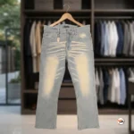 Men Light Blue Jeans Iconic Men Regular Fit Denim – light blue jeans – photo 2