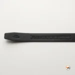 Mens black leather belt featuring an elite metallic buckle design for formal wear. – mens black leather belt – photo 4
