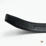 Mens black leather belt with dragon buckle – mens black leather belt – photo 4