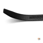 Mens black leather belt with iconic buckle – mens black leather belt – photo 3