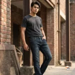 Mens dark wash jeans with iconic styling for everyday wear – mens dark wash jeans – photo 1