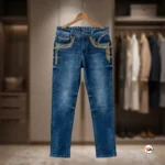 Mens Studded Blue Jeans - Essential Denim Style – Mens Studded Blue Jeans – photo 2