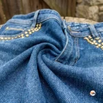 Mens Studded Blue Jeans - Essential Denim Style – Mens Studded Blue Jeans – photo 3