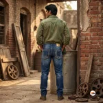 Mens Studded Blue Jeans - Essential Denim Style – Mens Studded Blue Jeans – photo 4