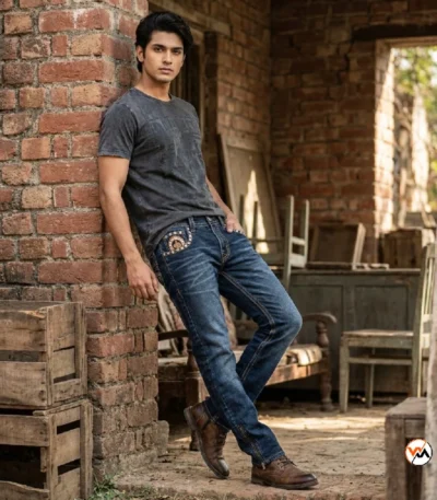 Rock Revival men jeans showcase luxurious distressed style and unique pocket embellishments for standout appeal – men jeans – photo 1