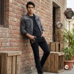 Ultimate Black Studded Jeans for Men with Zippers – Black Studded Jeans – photo 1