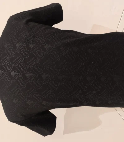 Ultimate Black T-Shirt with Monogram Print for Men – black t-shirt – photo 1