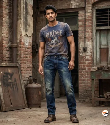 Ultimate Denim Jeans for Men in Classic Blue – denim jeans for men – photo 1