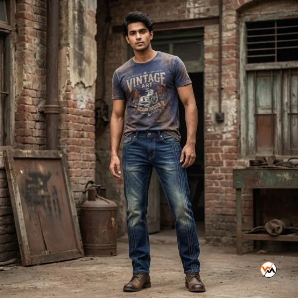 Ultimate Denim Jeans for Men in Classic Blue – denim jeans for men – photo 1