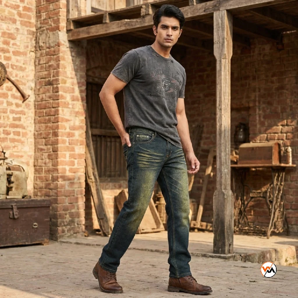 Ultimate distressed denim jeans for men featuring classic styling – distressed denim jeans – photo 1
