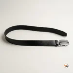 Ultimate Mens Black Belt with Metallic Rhinestone Buckle – mens black belt – photo 4