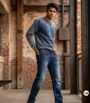 Ultimate Mens Blue Denim Jeans for Stylish Everyday Wear – Mens Blue Denim Jeans – photo 1