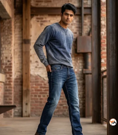Ultimate Mens Blue Denim Jeans for Stylish Everyday Wear – Mens Blue Denim Jeans – photo 1