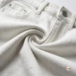 White jeans for men featuring an essential tailored cut – white jeans – photo 4